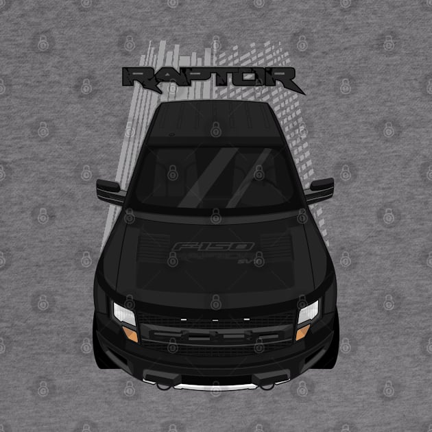 Ford F150 SVT Raptor 2010-2014 - Black and Black by V8social